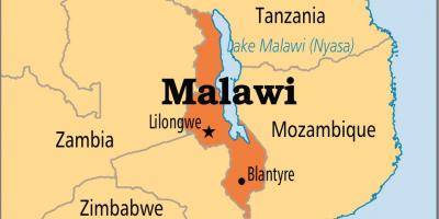 Карта Малаві лилонгве
